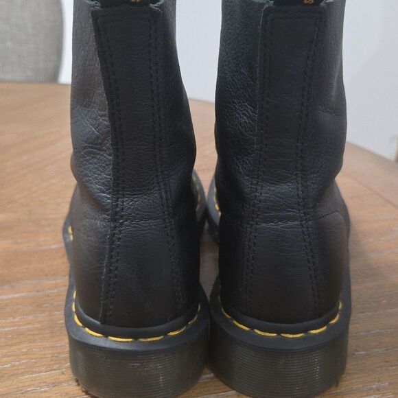 Dr Martens 1460 Pascal Womans Leather Black Boots, Size 7 - Picture 7 of 14